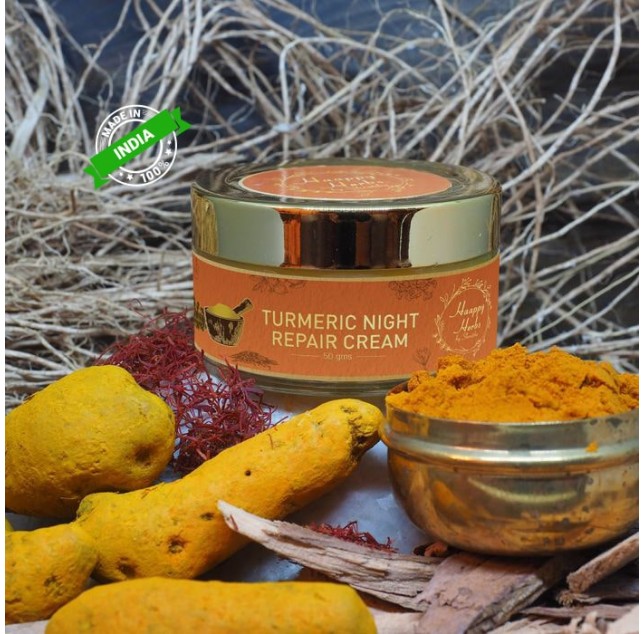 Turmeric Night Repair CreamHaappyherbsKosmetikherba